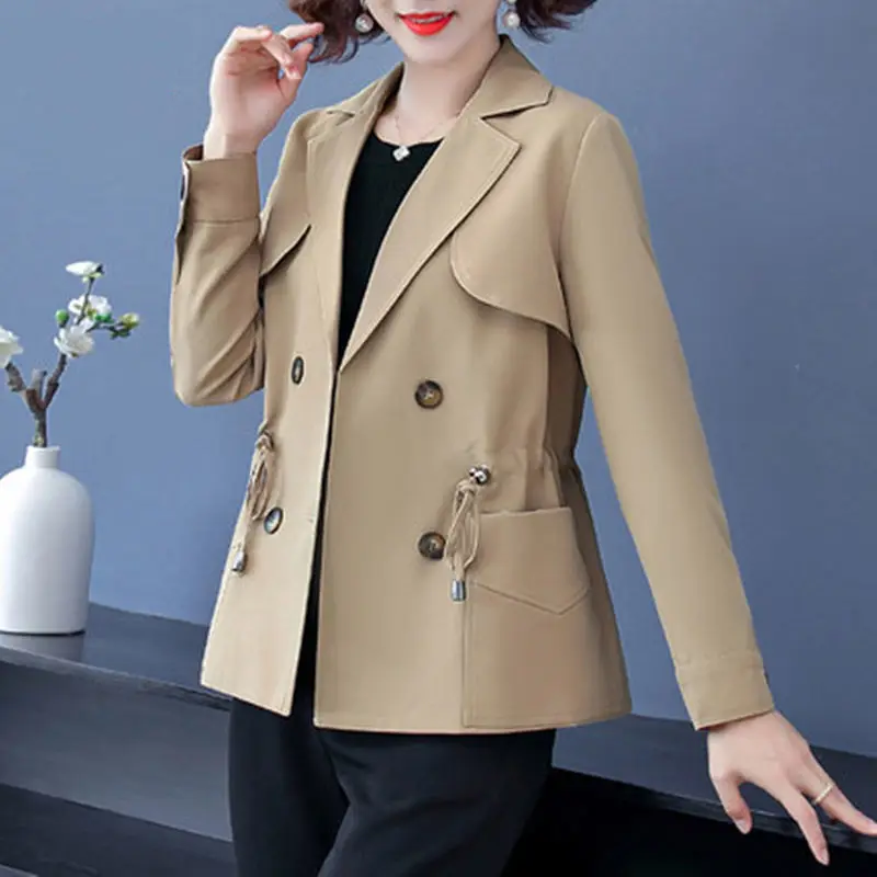High Quality Autumn Fashion Woman Classic Double Breasted Trench Coat Waterproof Raincoat Business Windbreaker Outerwear E257
High Quality Autumn Fashion Woman Classic Double Breasted Trench Coat Waterproof Raincoat Business Windbreaker Outerwear E257