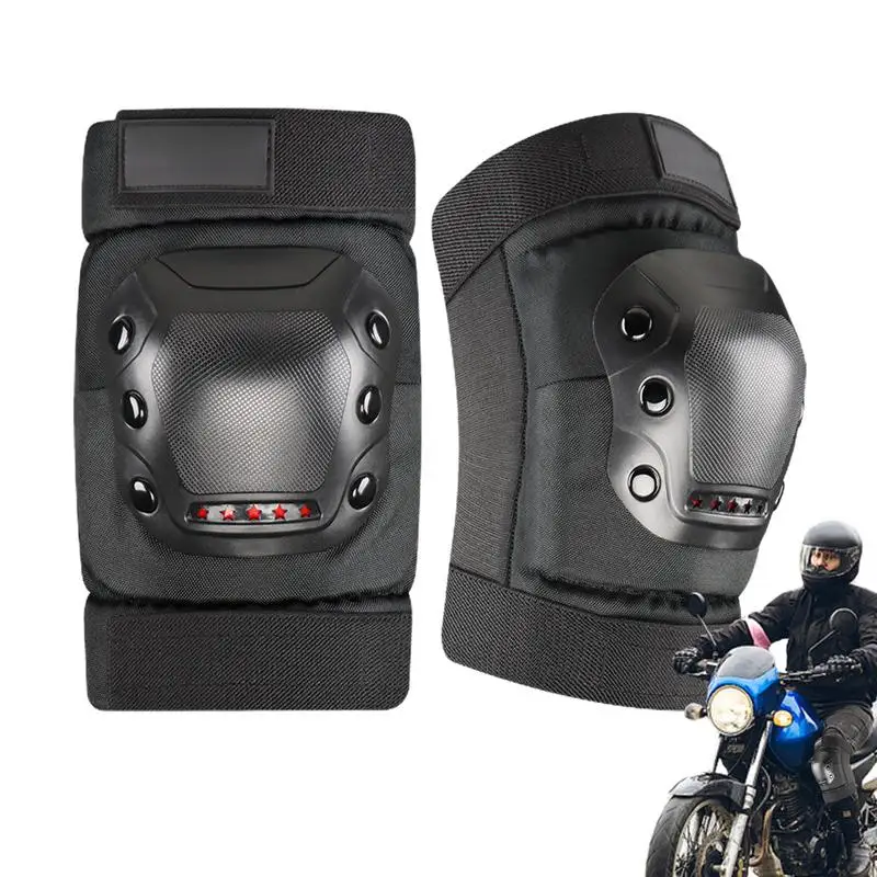 

Adult Bicycle Kneepads Cycling Knee Universal Adjustable Cushioning Pads Powersports Knee Guards For Off-Road Bikes Skating