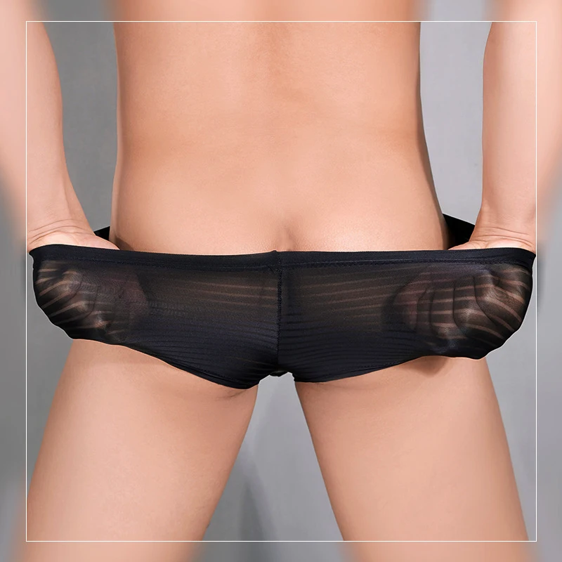 Mens Sexy Boxer Stripe Tight Transparent Underwear Mutande Uomo Trasparenti calzoncillos Con Bolsa Para Bulto De Hombre Panties
Mens Sexy Boxer Stripe Tight Transparent Underwear Mutande Uomo Trasparenti calzoncillos Con Bolsa Para Bulto De Hombre Panties