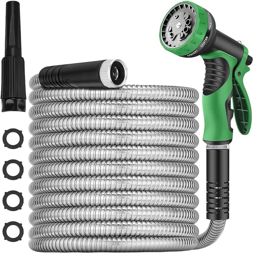 

Water Hose for Garden Lightweight Kink Free Durable Easy Storage Flexible Extendable Watering Irrigation Supplies Home