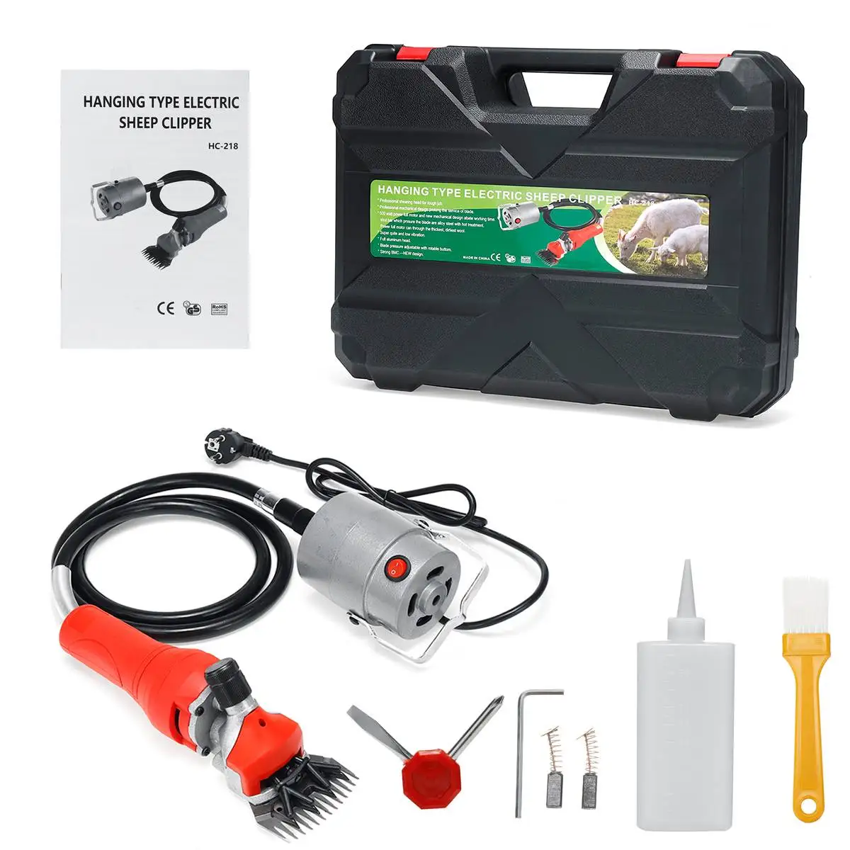2021 HILDA-218 New Design Sheep Goat Shearing Machine Clipper Shears Cutter Wool Cordless Sheep Shear Clipper And Scissor
2021 HILDA-218 New Design Sheep Goat Shearing Machine Clipper Shears Cutter Wool Cordless Sheep Shear Clipper And Scissor