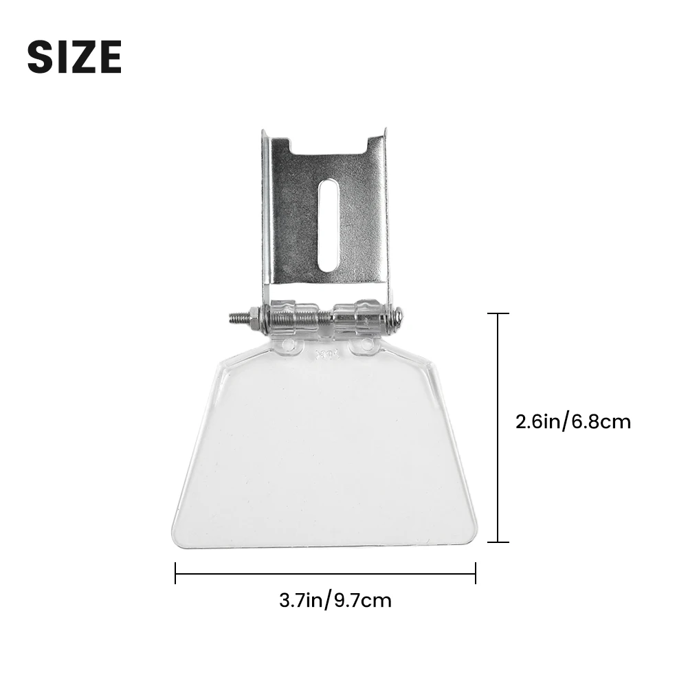 9.7X6.8X1.4cm Tool Parts Eye Protection Grinder 2pcs Guard Bench Replacement Safety Shields Silver & Transparent
9.7X6.8X1.4cm Tool Parts Eye Protection Grinder 2pcs Guard Bench Replacement Safety Shields Silver & Transparent