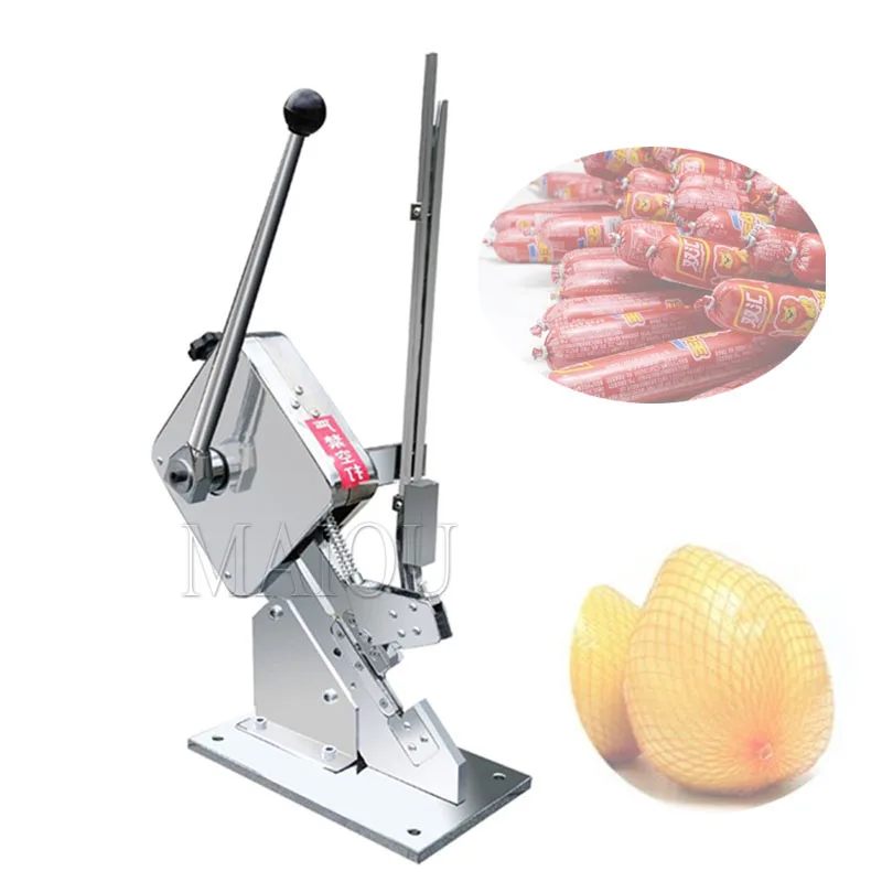 Stainless steel Manual Ham Sausage Knotting Sealing Machine Supermarket U-Shape Clips Sealing machine
Stainless steel Manual Ham Sausage Knotting Sealing Machine Supermarket U-Shape Clips Sealing machine