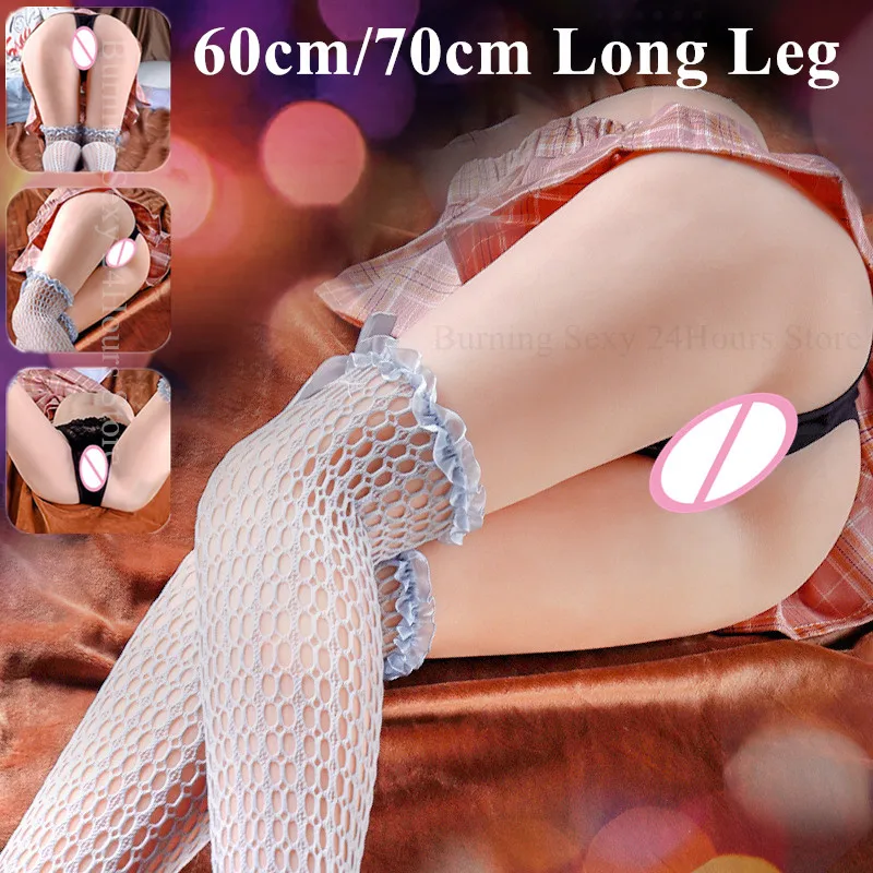 

Realistic Mannequin 70cm Long Sexy Woman Leg Feet With Metal Skeleton Real Pussy Vagina Ass Masturbation Hole For Men Adult Doll