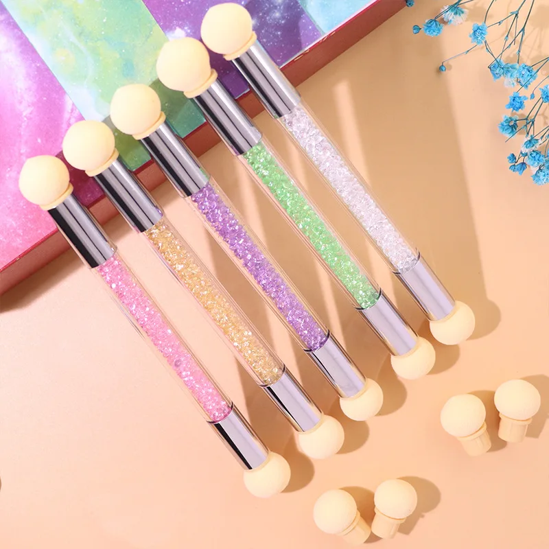 1/5pcs Double-Head Sponges Gradient Painting Pen Handle Painting Dotting Brush Coloful Rhinestones Handle Nail Art Dotting Pen
1/5pcs Double-Head Sponges Gradient Painting Pen Handle Painting Dotting Brush Coloful Rhinestones Handle Nail Art Dotting Pen