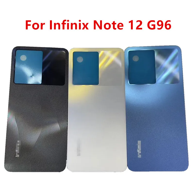 

Note12 Turbo Rear Housing For Infinix Note 12 G96 6.7" X670 Battery Back Cover Repair Replace Phone Door Case + Logo