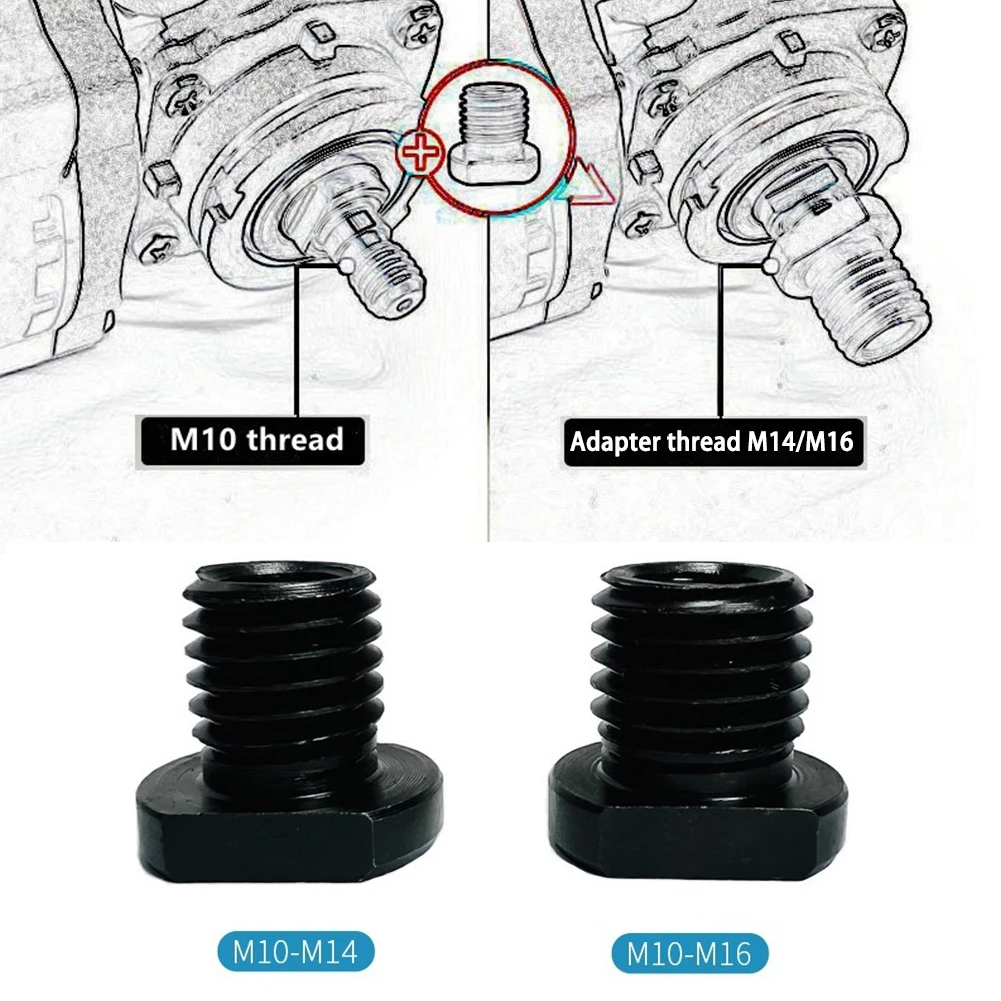 2pcs Angle Grinder Black Converter Adapter For Cutting Disc M10 To M14/M16 Thread Polishing Power Tools Accessory
2pcs Angle Grinder Black Converter Adapter For Cutting Disc M10 To M14/M16 Thread Polishing Power Tools Accessory
