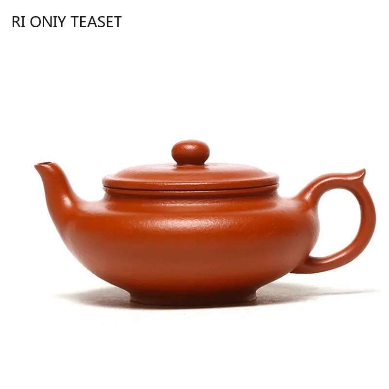 

160ml Yixing Famous Purple Clay Teapots Handmade Tea Pot Raw Ore Fish Roe Vermilion Kettle Chinese Zisha Tea Set Teaware