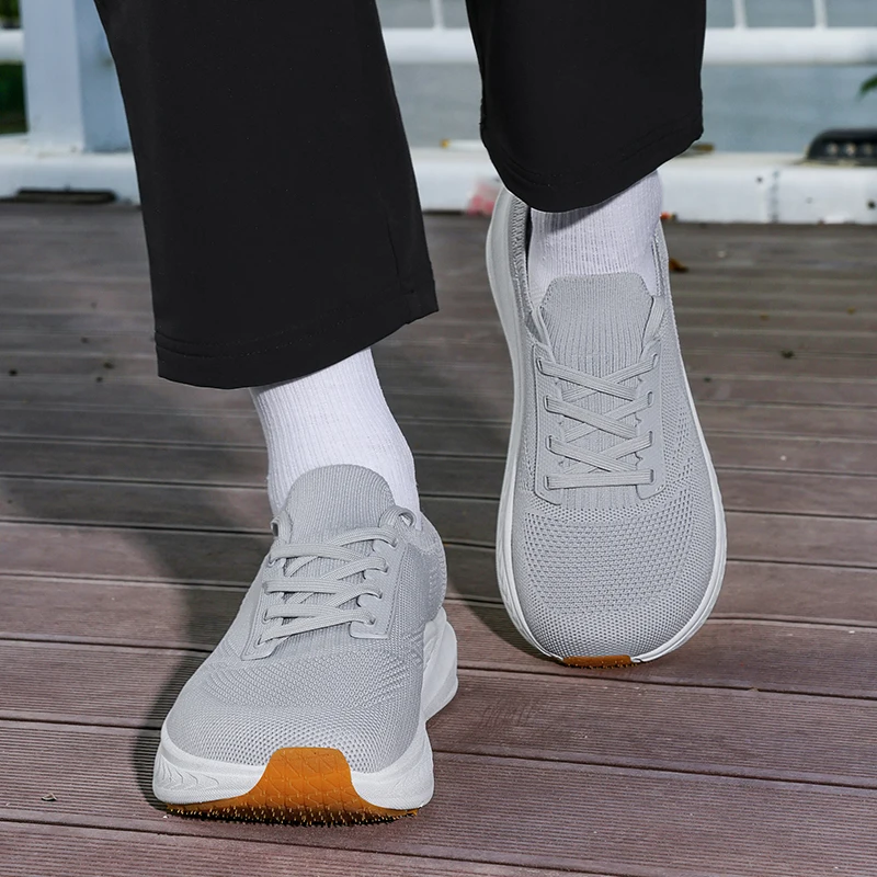 الانزلاق على الرجال أحذية مشي غير رسمية واسعة تو أحذية رياضية محبوك شبكة الجري أحذية رياضية موضة سميكة وحيد في الهواء الطلق أحذية للمشي الانزلاق على الرجال أحذية مشي غير رسمية واسعة تو أحذية رياضية محبوك شبكة الجري أحذية رياضية موضة سميكة وحيد في الهواء الطلق أحذية للمشي