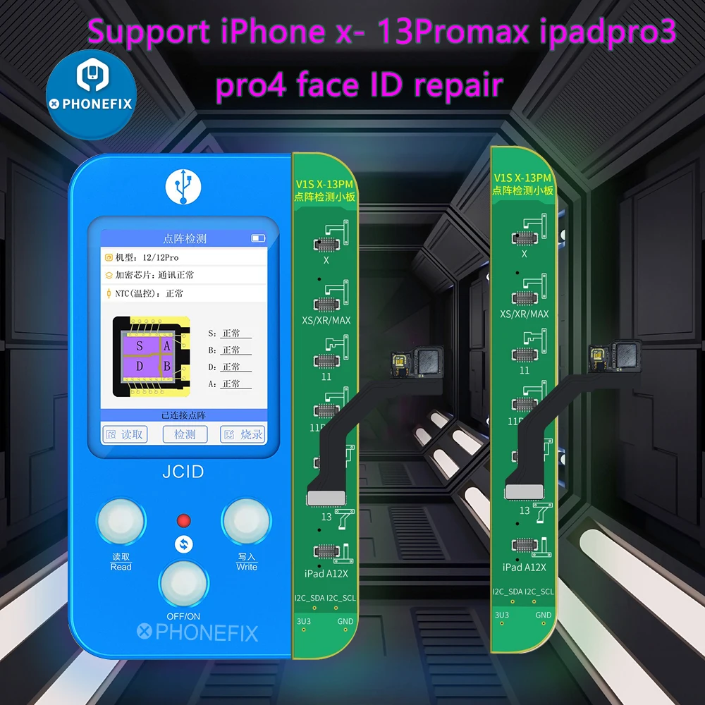 JCID Dot Matrix Flex Cable For iPhone 7 8 X XS 11 12 13 Original Color Touch Shock Baseband Logic Battery Fingerprint Programmer
JCID Dot Matrix Flex Cable For iPhone 7 8 X XS 11 12 13 Original Color Touch Shock Baseband Logic Battery Fingerprint Programmer