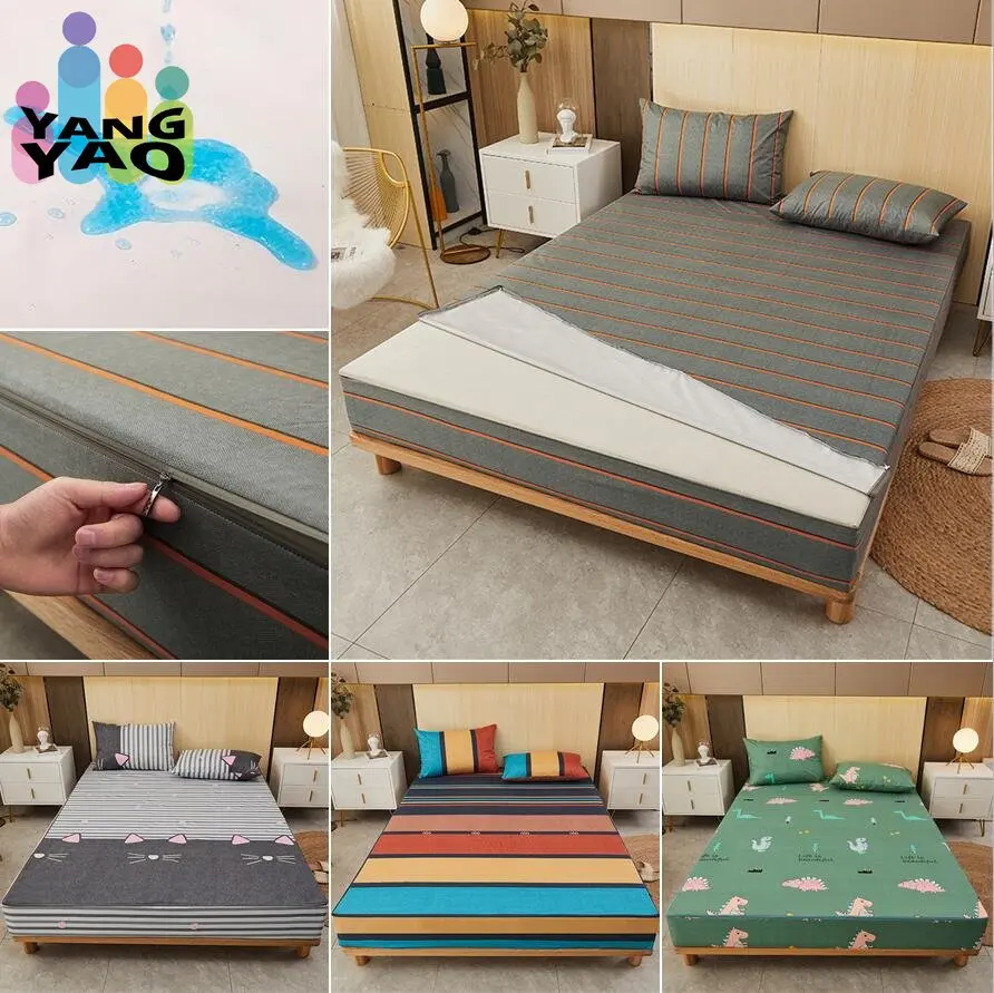 Six-Sided With Zipper Mattress Protector Cover Full Waterproof Sheets Dust Cover Single/Queen/King /Twin/ Customizable Bed Sheet
Six-Sided With Zipper Mattress Protector Cover Full Waterproof Sheets Dust Cover Single/Queen/King /Twin/ Customizable Bed Sheet