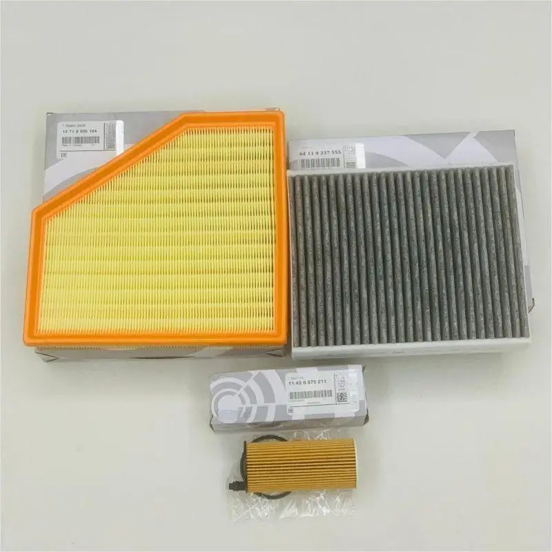 3PCS For BM 320i 330i f30 LCI 2.0T air filter 13718605164 oil filter 11428575211 cabin filter 64119237555
3PCS For BM 320i 330i f30 LCI 2.0T air filter 13718605164 oil filter 11428575211 cabin filter 64119237555