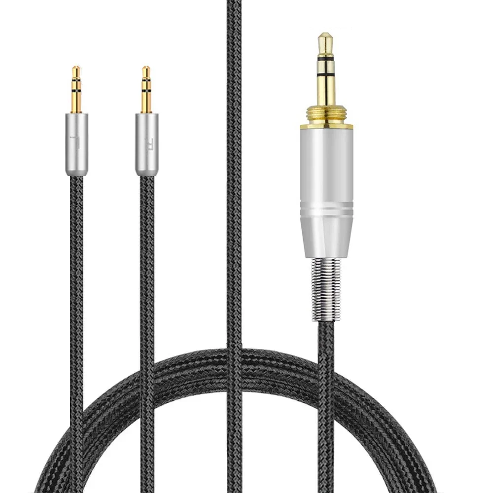 OFC 6.35mm Replacement Braided Cable Extension Cord For Philips Fidelio X3 Wired Headphones OFC 6.35mm Replacement Braided Cable Extension Cord For Philips Fidelio X3 Wired Headphones