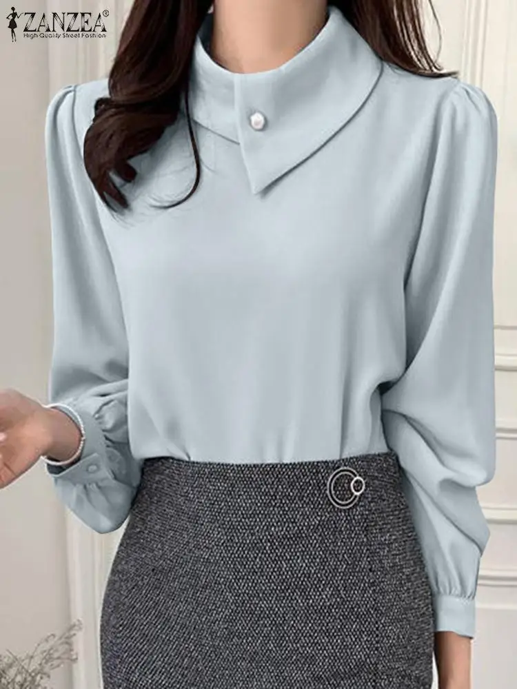 ZANZEA Korean Fashion Blouse Spring ElegParty Blusas Mujer Long Sleeve Lapel Neck Shirt Vintage Woman Elegant OL Tunic Tops 2024
ZANZEA Korean Fashion Blouse Spring ElegParty Blusas Mujer Long Sleeve Lapel Neck Shirt Vintage Woman Elegant OL Tunic Tops 2024