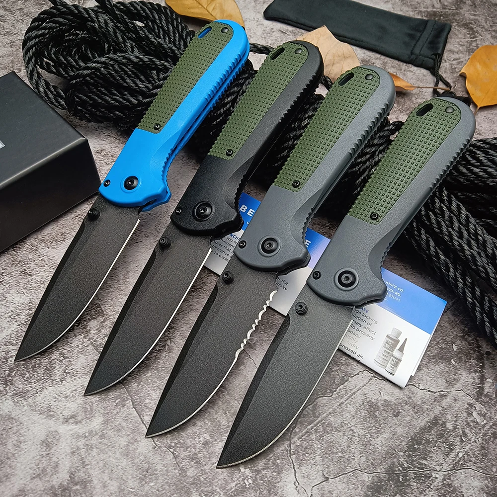 

New 430BK Redoubt Folding Outdoor D2 Steel Multi Tactical EDC BM Knife Survival Pocket Knives High Hardness Camping Tools