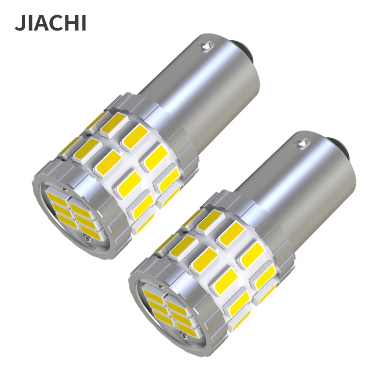 

jiachi 2pcs Brightness BA9S BAX9S BAY9S Led Car Bulbs for Automotive Width Clearance Auto Lamps 6500K White 3014 30SMD 12-24V