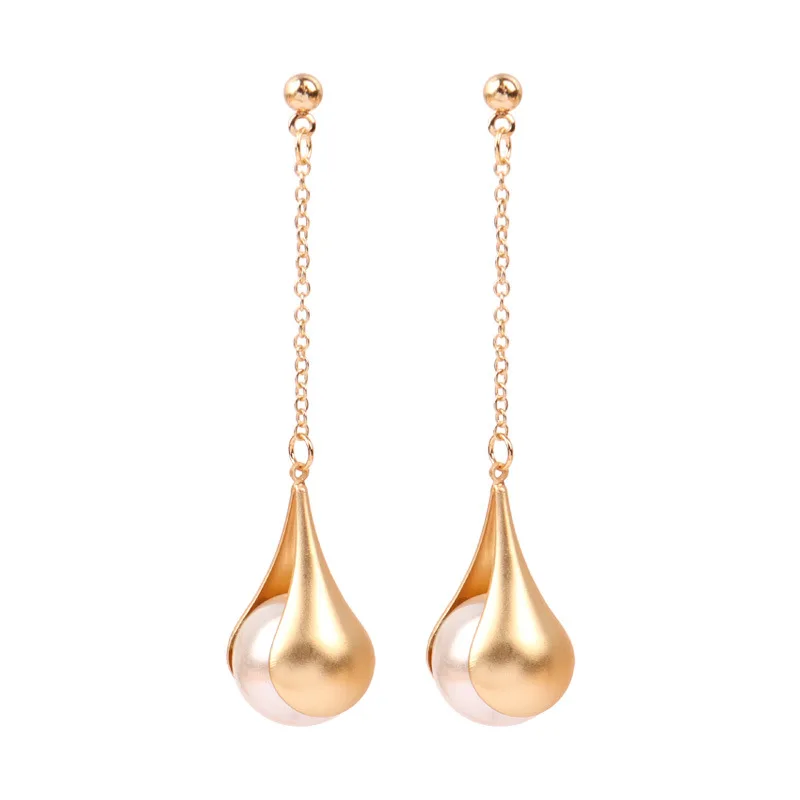 Korean Fashion Long Dangle Imitation Pearl Drop Earrings for Women Wedding Party Vintage Golden Color Plated Statement Jewelry 7 Mallzona S57658d3bebbb4bdcb6928837d4206e9e8 Korean Fashion Long Dangle Imitation Pearl Drop Earrings for Women Wedding Party Vintage Golden Color Plated Statement Jewelry Mallzona