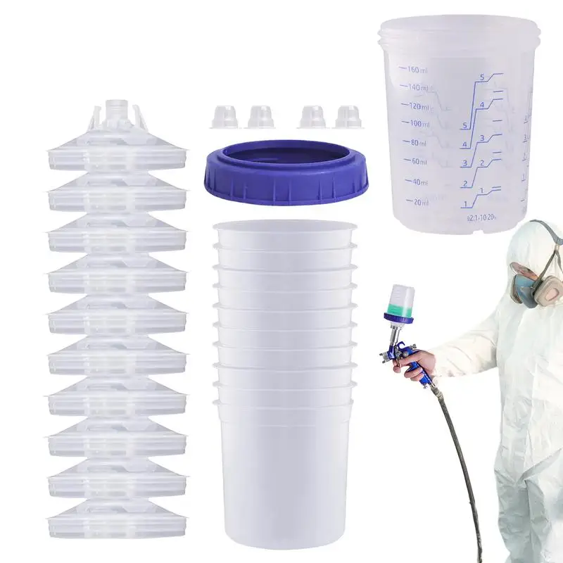 Automotive Paint Mixing Cups 10pcs Car Spraying Paint Cups With Clear Scale Paint Sprayer Cup Liners Automotive Paint Sprayer
Automotive Paint Mixing Cups 10pcs Car Spraying Paint Cups With Clear Scale Paint Sprayer Cup Liners Automotive Paint Sprayer