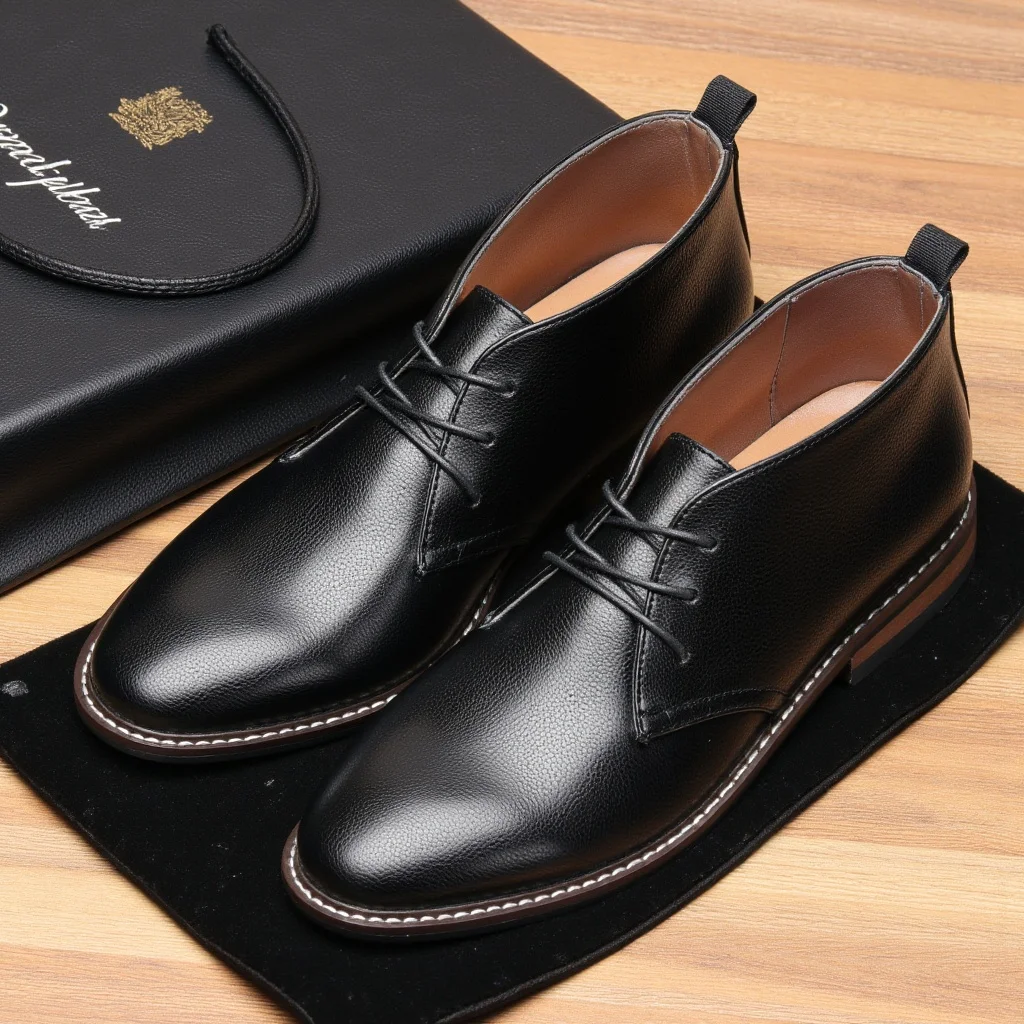 أحذية رجالية جلدية ماركة 2026 مريحة وعصرية وفاخرة أحذية رجالية جلدية ماركة 2026 مريحة وعصرية وفاخرة
