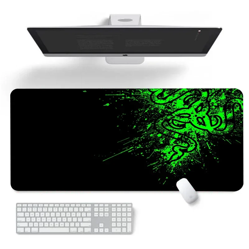 

Razer Large Mouse Pad Gaming Mats Pc Gamer Accessories Xxl Mousepad Anime Table Mat Deskpad Computer and Office Deskmat Playmat