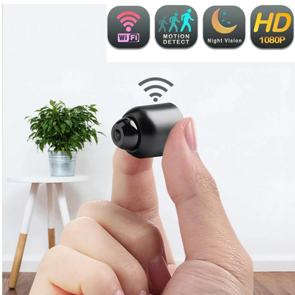 Беспроводная мини-камера 1080P HD Wi-Fi Сетевая камера ночного видения Видеокамера с датчиком движения Радионяня IP-камера наблюдения 
Беспроводная мини-камера 1080P HD Wi-Fi Сетевая камера ночного видения Видеокамера с датчиком движения Радионяня IP-камера наблюдения