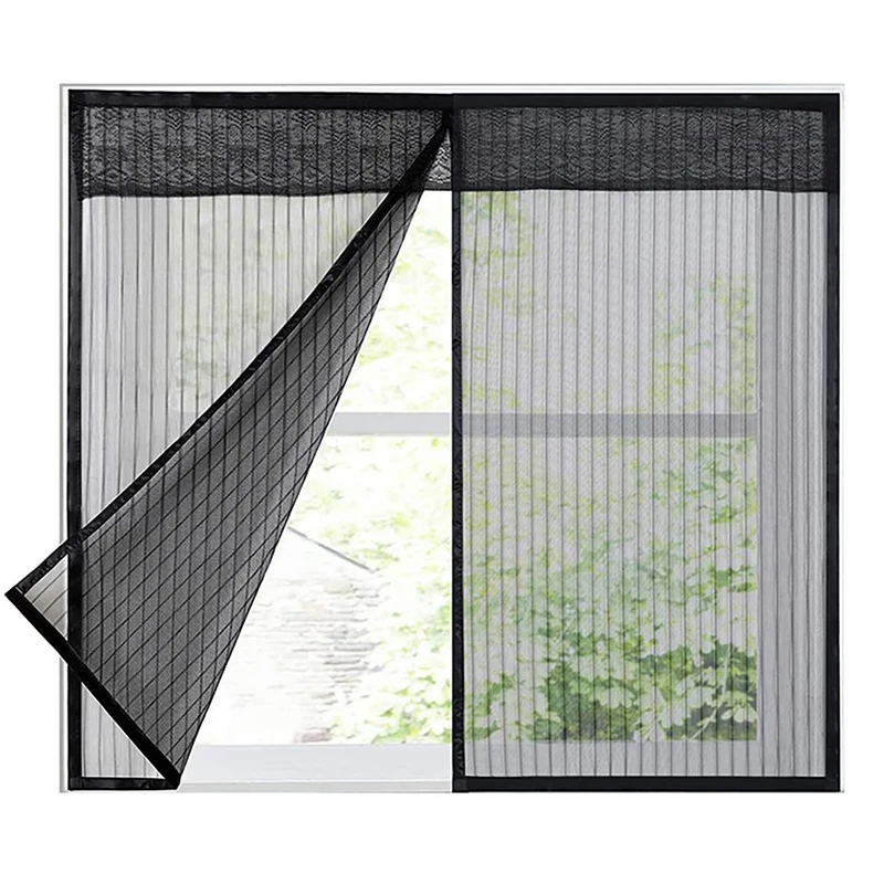 Magnetic Window Screen Mesh Indoor Anti-Mosquito Curtain Tulle Folio Summer Invisible Mesh Removable Washable Screen Net Custom
Magnetic Window Screen Mesh Indoor Anti-Mosquito Curtain Tulle Folio Summer Invisible Mesh Removable Washable Screen Net Custom