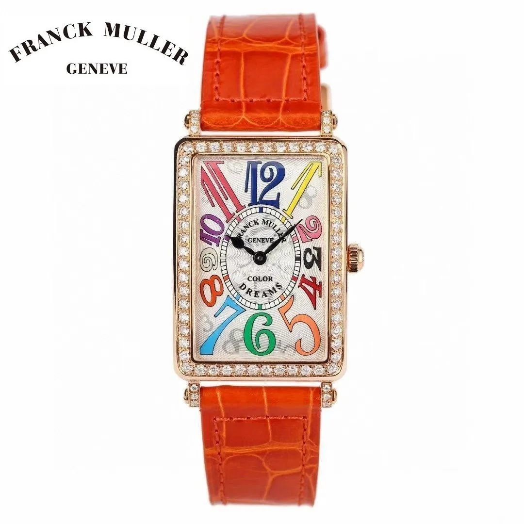 FRANCK MULLER Women Watches Fashion Square Ladies Quartz Watch Bracelet Diamond Simple Rose Gold Leather Luxury Women Watches
FRANCK MULLER Women Watches Fashion Square Ladies Quartz Watch Bracelet Diamond Simple Rose Gold Leather Luxury Women Watches