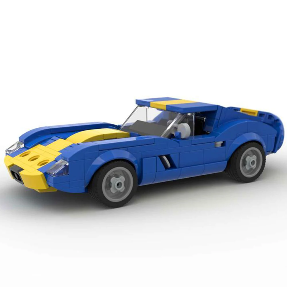 263 шт., Детский конструктор MOC Speed Champion 250 GTO 1962 
263 шт., Детский конструктор MOC Speed Champion 250 GTO 1962