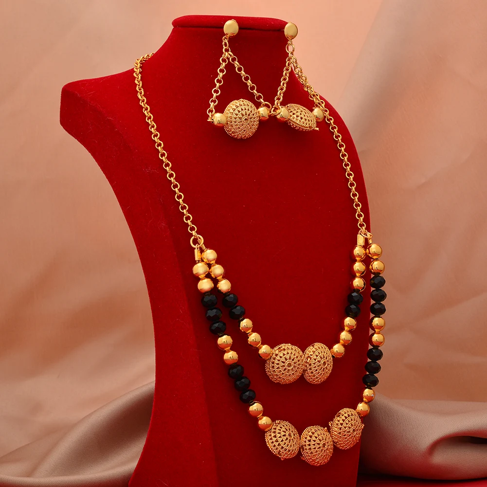 24K luxury Dubai Jewelry sets high Quality Gold Color plated unique Design Wedding Wedding necklace earrings jewelry set
24K luxury Dubai Jewelry sets high Quality Gold Color plated unique Design Wedding Wedding necklace earrings jewelry set