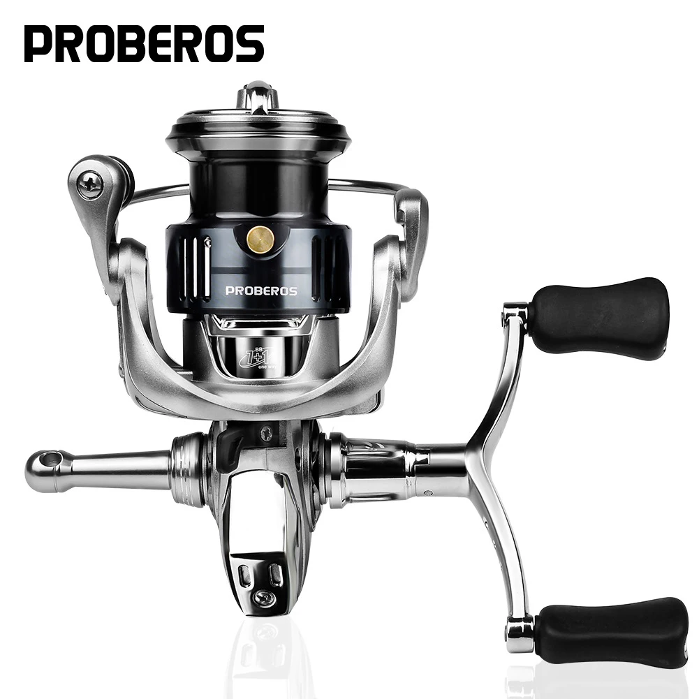 Double Grip Spinning Reel Fishing Reel 7+1BB Long Casting Ultra-Smooth Fishing Reel for Carp Freshwater Saltwater with Balancer
Double Grip Spinning Reel Fishing Reel 7+1BB Long Casting Ultra-Smooth Fishing Reel for Carp Freshwater Saltwater with Balancer