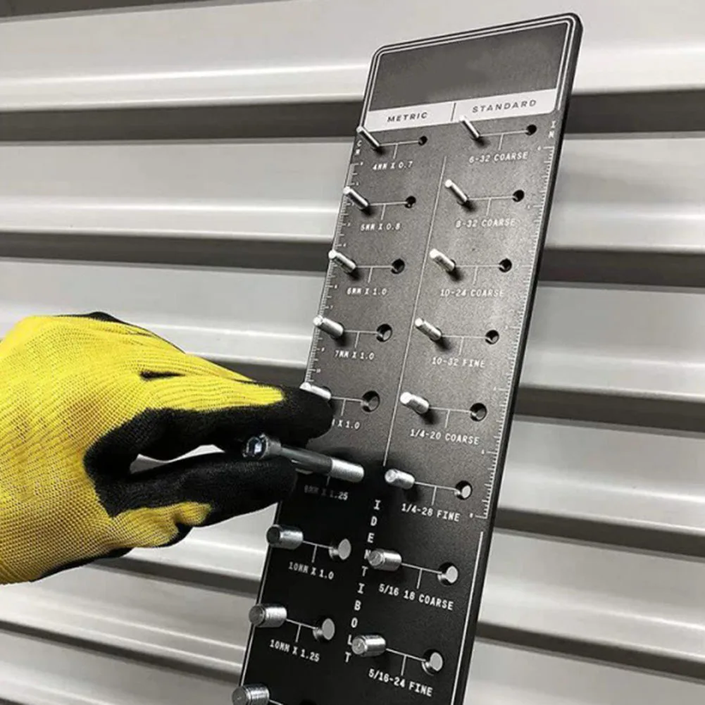 Nut And Bolt Thread Checkers Set Carbon Steel Thread Identifier Gauge Standard And Metric Size Precise Screw Measuring Tool
Nut And Bolt Thread Checkers Set Carbon Steel Thread Identifier Gauge Standard And Metric Size Precise Screw Measuring Tool