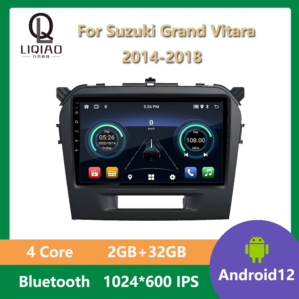 QLED Android 12 автомобильное радио для Suzuki Grand Vitara 2014 - 2018 мультимедийный видеоплеер GPS 4G Carplay Навигация стерео головное устройство
QLED Android 12 автомобильное радио для Suzuki Grand Vitara 2014 - 2018 мультимедийный видеоплеер GPS 4G Carplay Навигация стерео головное устройство