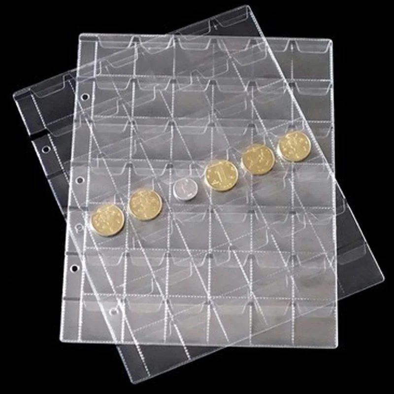 Practical Useful Durable Coin Pages 250*200mm 28*28mm PVC Sheets Supplies 10Pcs Album Clear Collectors Holders
Practical Useful Durable Coin Pages 250*200mm 28*28mm PVC Sheets Supplies 10Pcs Album Clear Collectors Holders