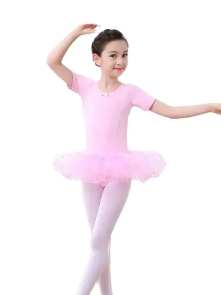 

1pcs/lot irls Ballet Tutu Dress Kids Gymnastics Tulle Pink Black Swan Lake Ballet Costumes
