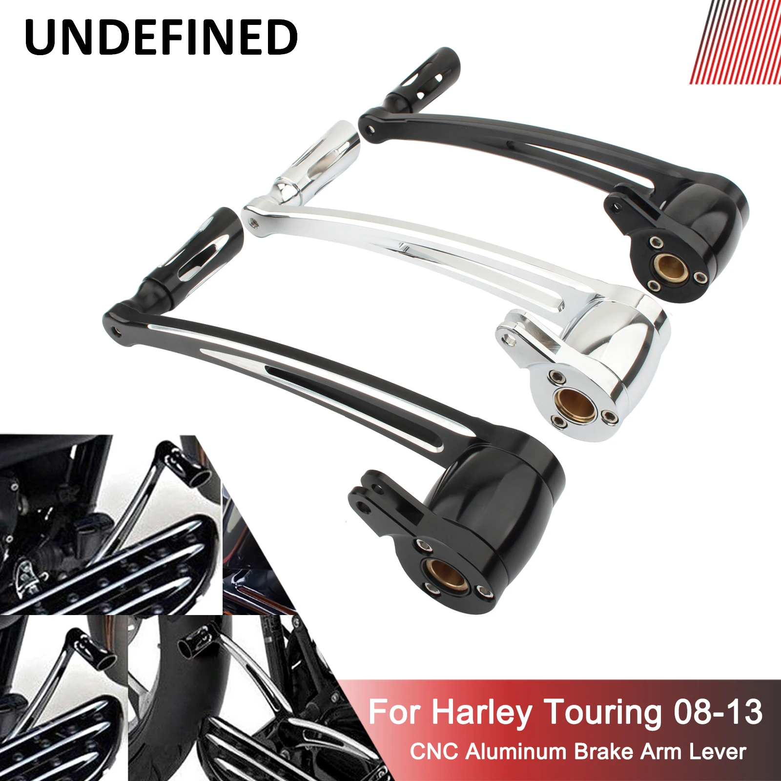 

Motorcycle Brake Arm Lever 16mm W/ Shifter Pegs for Harley Touring Street Glide Road Glide Road King Electra Glide Tri 2008-2013