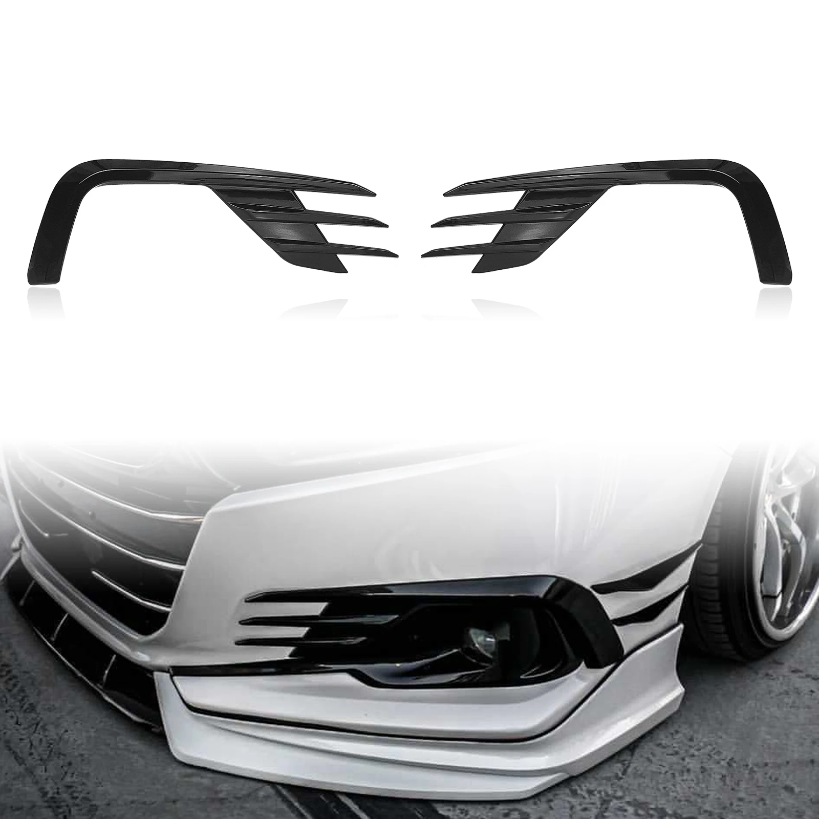 Car Front Eyebrow Fog Light Intake Lamp Frame Bumper Air Vent Bezel Cover Trim Canards For Honda Accord 2021 2022 YOFER
Car Front Eyebrow Fog Light Intake Lamp Frame Bumper Air Vent Bezel Cover Trim Canards For Honda Accord 2021 2022 YOFER