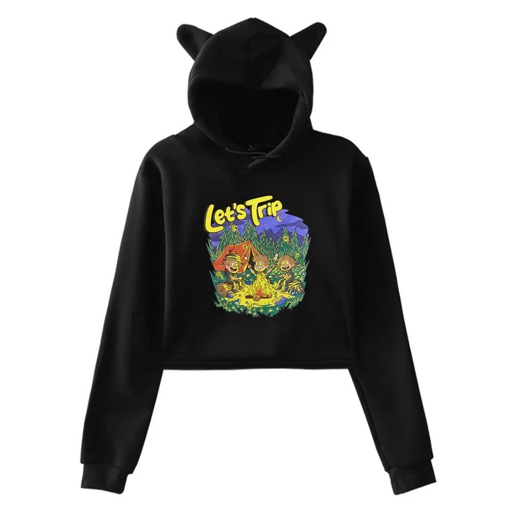 Sturniolo Triplets Campfire Crop Top Hoodie Women Let's Trip Tour Merch Harajuku Cropped Sweatshirt Long Sleeves Pullover Tops 
Sturniolo Triplets Campfire Crop Top Hoodie Women Let's Trip Tour Merch Harajuku Cropped Sweatshirt Long Sleeves Pullover Tops