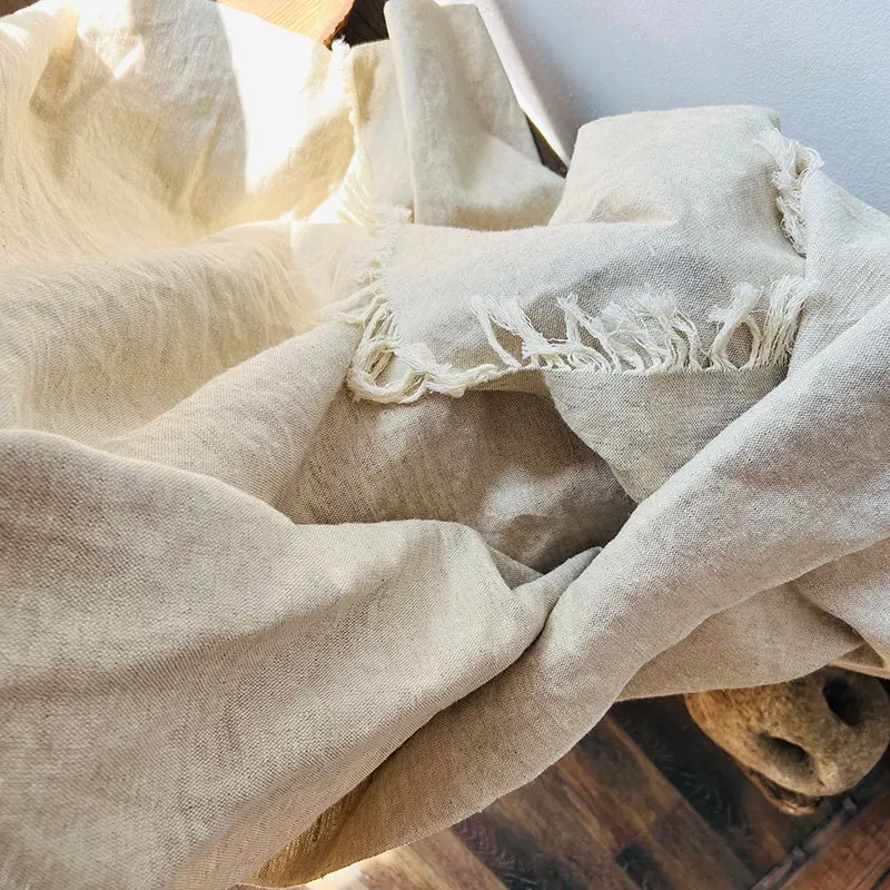 Muslin Throw Blanket Cotton Linen Blanket with Tassels Soft Lightweight Breathable & Skin-Friendly for Couch Bed Sofa All Season
Muslin Throw Blanket Cotton Linen Blanket with Tassels Soft Lightweight Breathable & Skin-Friendly for Couch Bed Sofa All Season