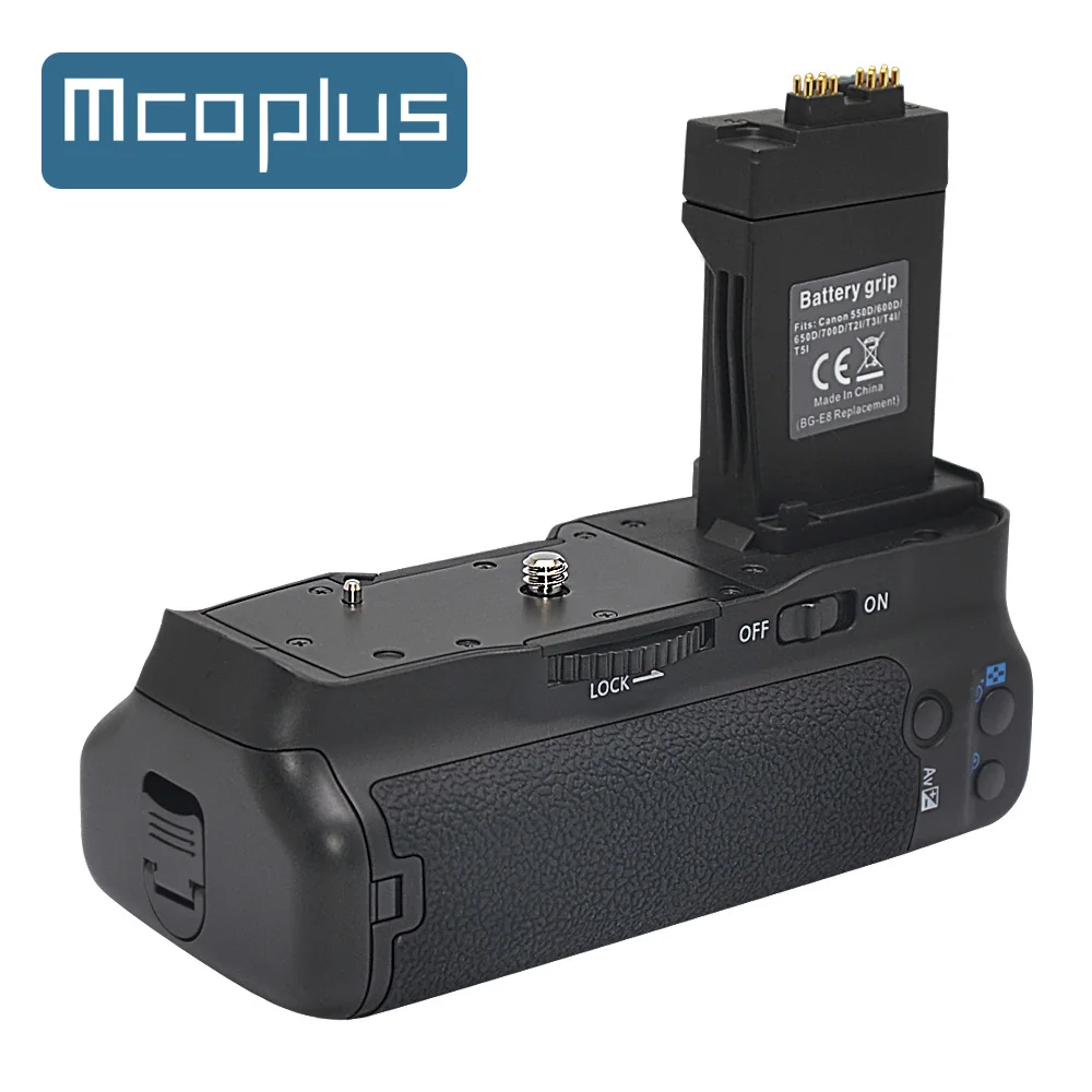 

Mcoplus BG-550D Vertical Battery Grip for Canon EOS 550D 600D 650D 700D T2i T3i T4i T5i Camera as BG-E8