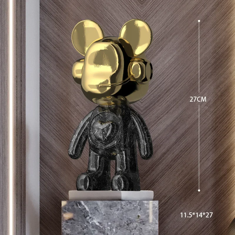 New Munich color scheme 27cm/35cm luxury resin DJ bear series ornaments, office desk and wine cabinet decoration
New Munich color scheme 27cm/35cm luxury resin DJ bear series ornaments, office desk and wine cabinet decoration