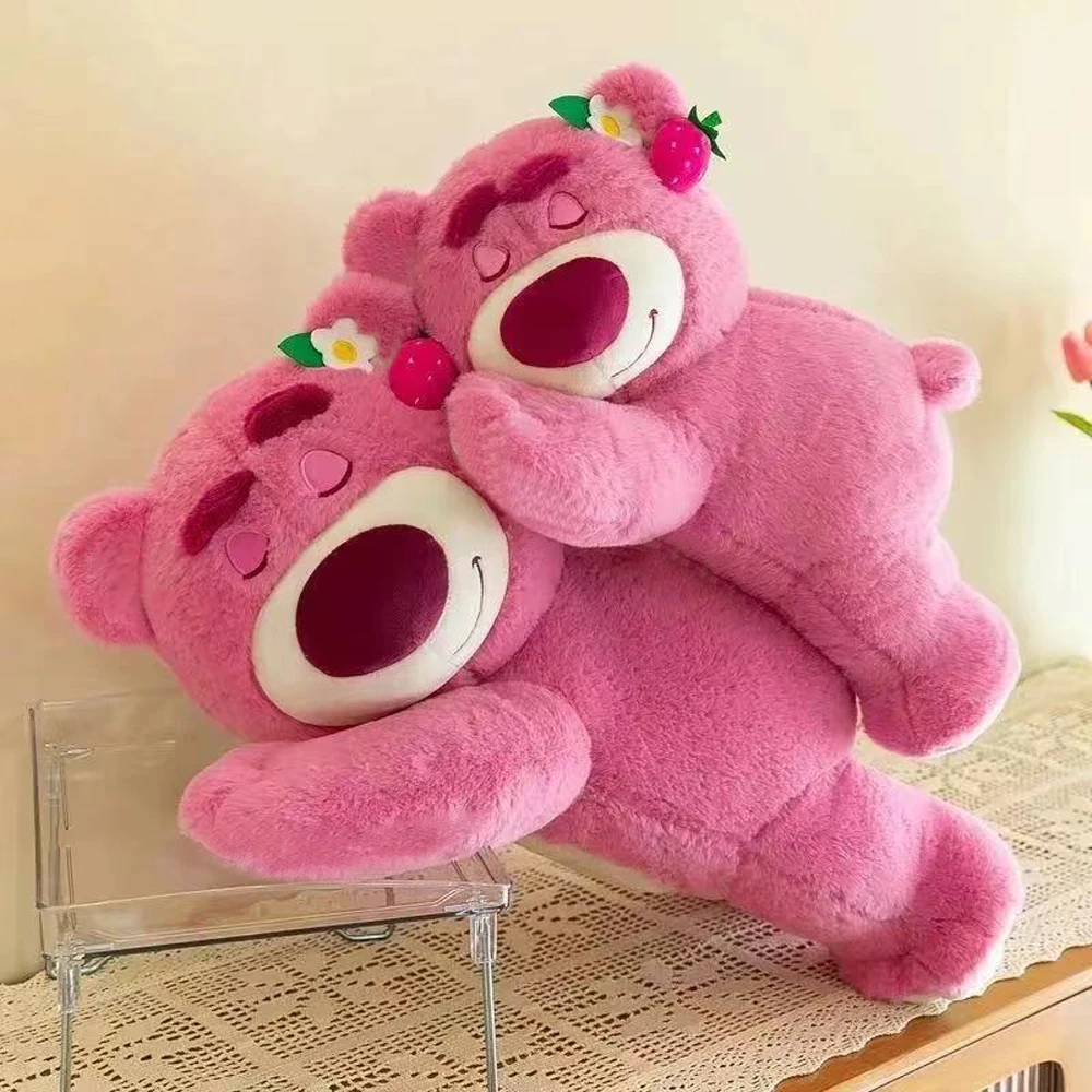 Toy Story Lotso Cute Bear Strawberry Sofa Plush Pillow Stuffed Toys Children Girls Friends Festivals Birthday Gift Toy Story Lotso Cute Bear Strawberry Sofa Plush Pillow Stuffed Toys Children Girls Friends Festivals Birthday Gift