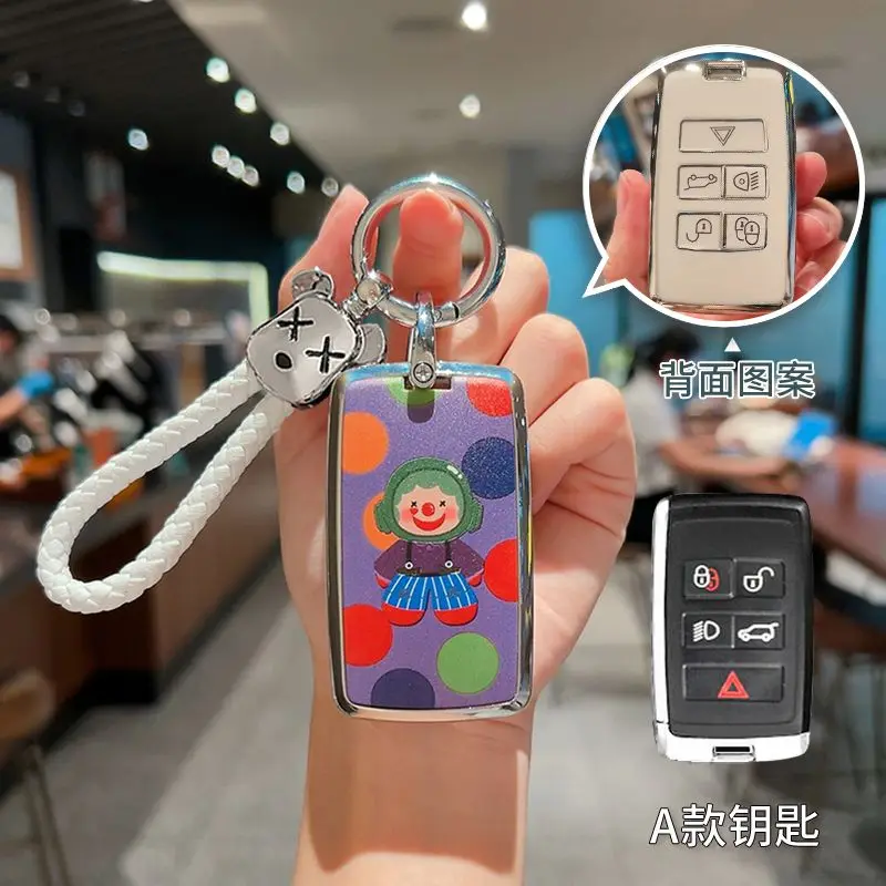 Fashion TPU Car Remote Key Case Cover for Land Rover Range Rover Sport Velar Evoque Freelander2 Discovery Jaguar XF XJ XJL XE
Fashion TPU Car Remote Key Case Cover for Land Rover Range Rover Sport Velar Evoque Freelander2 Discovery Jaguar XF XJ XJL XE