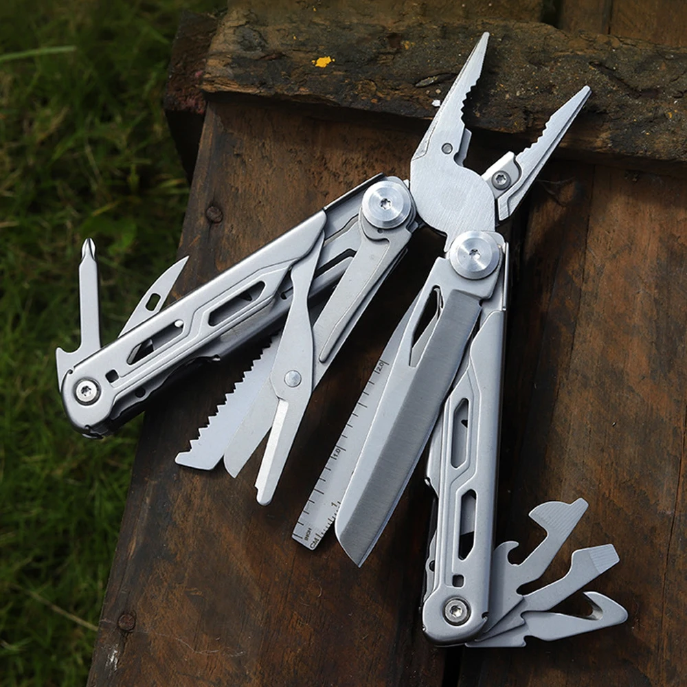 

Multifunctional Camping Pliers Cutter Tool Outdoor Military Tactical Survival Multitool Pocket Knife Multipurpose Folding Clamp