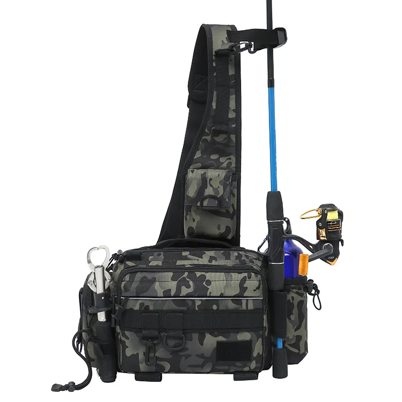Multifunctional large capacity fishing tackle pack single shoulder cross body fishing bait rod insert storage tackle pack
Multifunctional large capacity fishing tackle pack single shoulder cross body fishing bait rod insert storage tackle pack