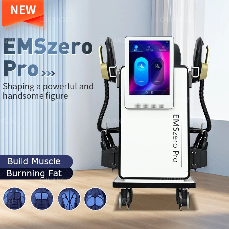 

Emszero Nova EMS 6000W Neo Hi-emt Muscle Sculpt Machine With 4 Handles And Pelvic Stimulation Pad Optional Equipment