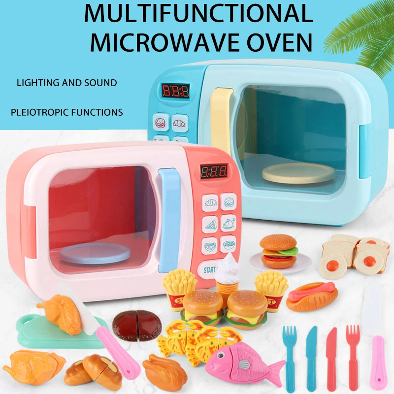 Children Kitchen Toys Simulation Microwave Oven Educational Toys Mini Kitchen Food Pretend Play Cutting Role Playing Girls Toys
Children Kitchen Toys Simulation Microwave Oven Educational Toys Mini Kitchen Food Pretend Play Cutting Role Playing Girls Toys