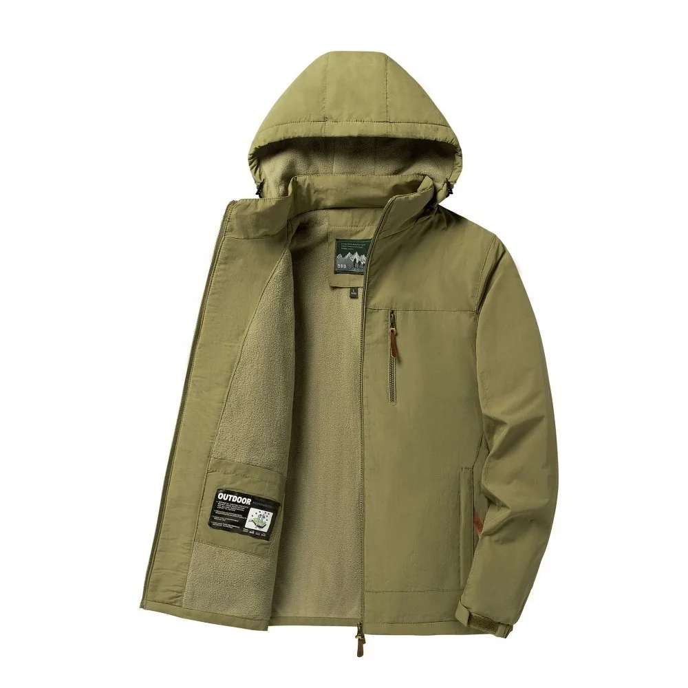 Outdoor men's new coat qiu dong the winter of 2022 middle-aged men coat autumn assembly velvet coat
Outdoor men's new coat qiu dong the winter of 2022 middle-aged men coat autumn assembly velvet coat