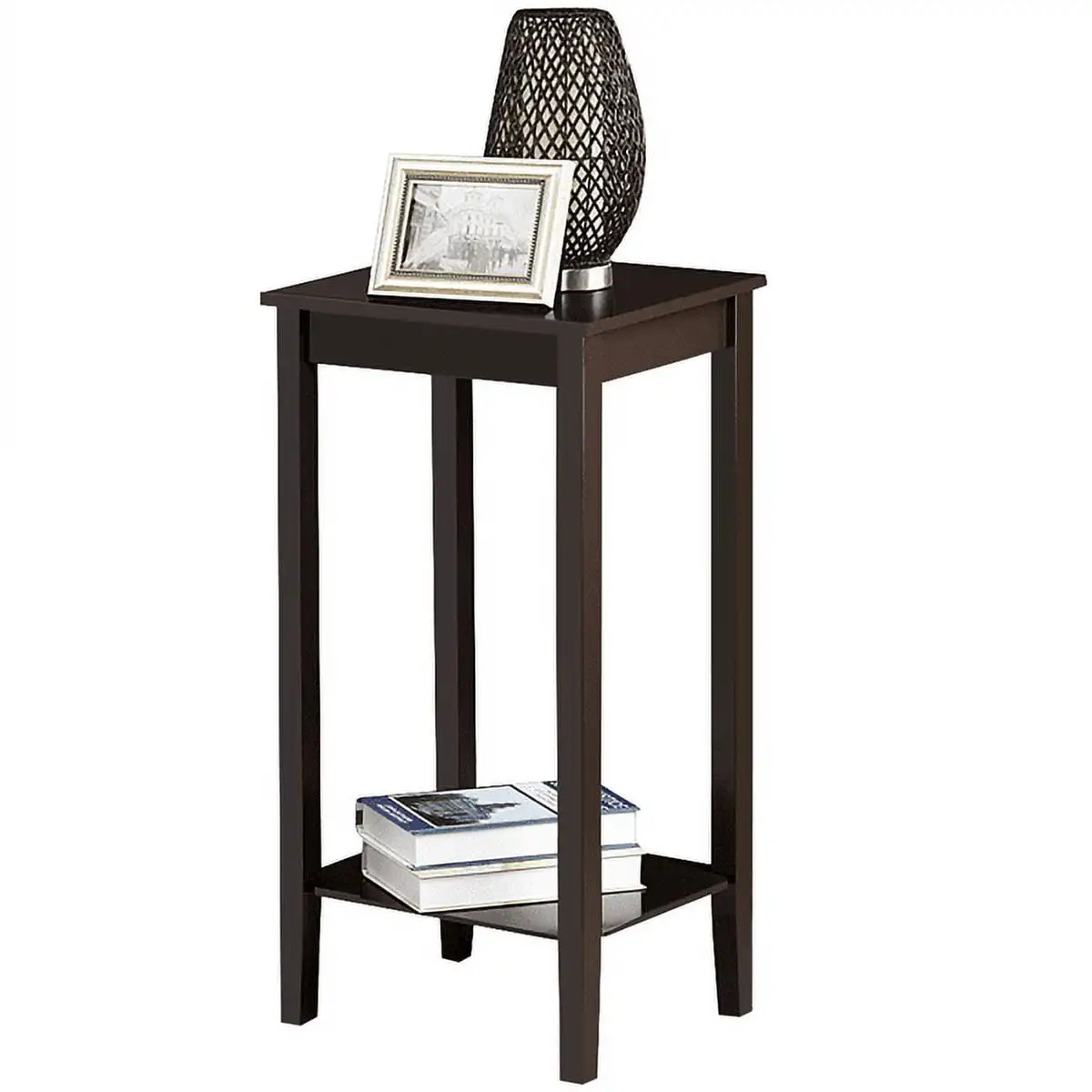 Easyfashion Luxurious Refined Fashionable and Elegant Small Rectangular Wood End Table Dark Coffee Finish
Easyfashion Luxurious Refined Fashionable and Elegant Small Rectangular Wood End Table Dark Coffee Finish