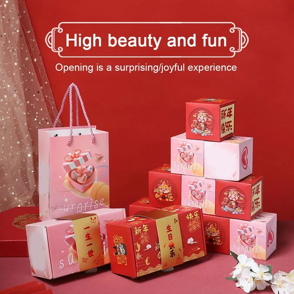 

Christmas Surprise Box Explosion Gift Creating The Most Interactive Envelope Bounce Creative Diy Folding Paper Money Box for Kid