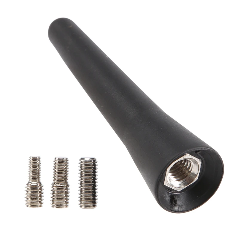 Universal Car Antenna, 6.5 Cm (2.5 Inch) Small Short Car Aerial, Mini Car Radio Accessories, FM/AM Inputs M5 M6, Black 
Universal Car Antenna, 6.5 Cm (2.5 Inch) Small Short Car Aerial, Mini Car Radio Accessories, FM/AM Inputs M5 M6, Black